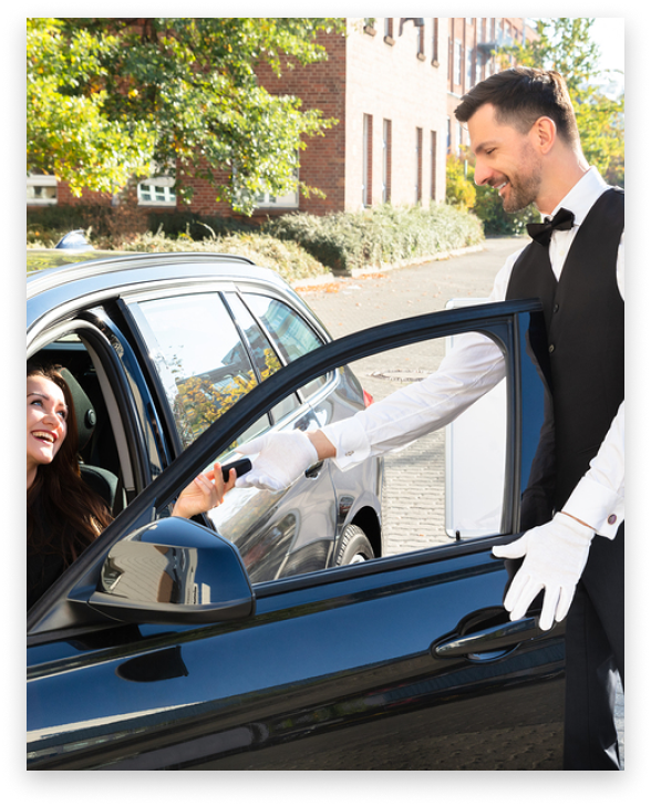 curbside valet parking service